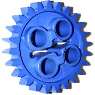 Lego ozubené kolo 24 zubů, modrá (4120110)